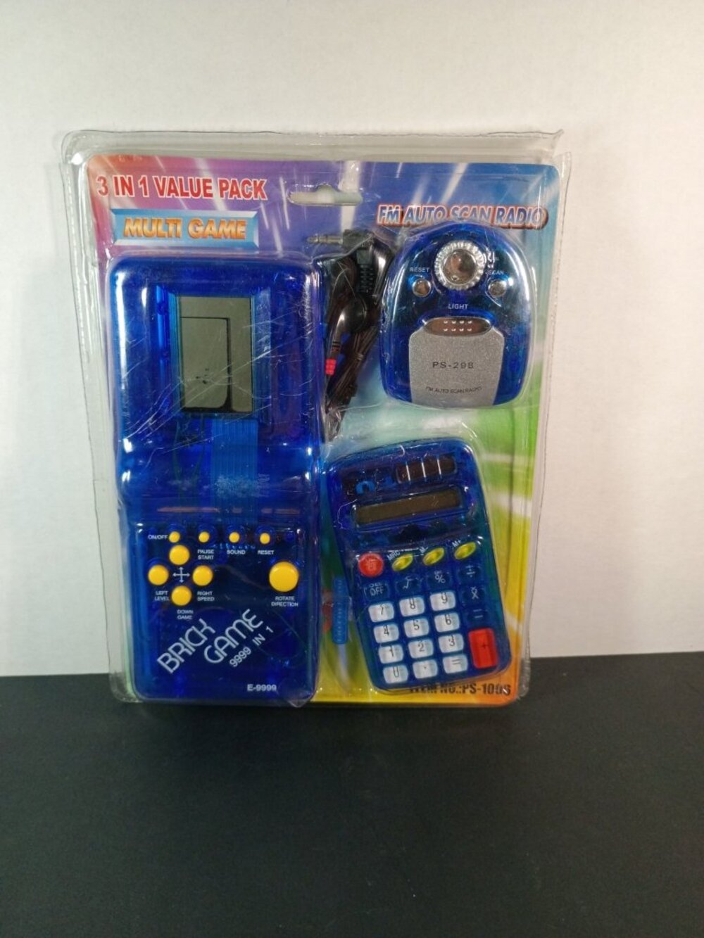 Retro BRICK GAME Sealed multi Game radio watch Calculator RETRO Computer Games